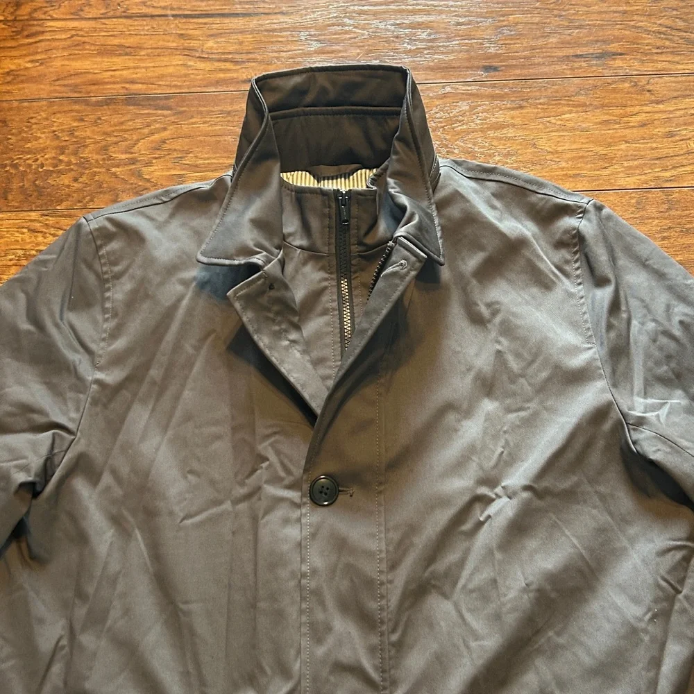 J. Crew Men’s Fulton Insulated Polartec Jacket in grey  Size Large NWT